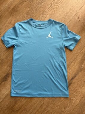 Nike Jordan Sky Blue Dri-Fit youth shirt